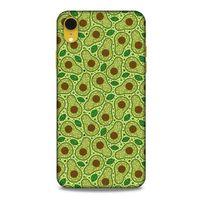 Frutix Avokado 01 Apple iPhone XR Kılıf Desenli Silikon