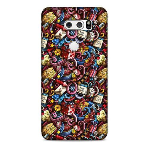 Graffitix (47) Desenli Silikon Kapak LG K50S Kılıf