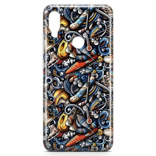 Xiaomi Redmi Note 7 Pro Kılıf Kayak Malzemeleri Arka Kapak Koruma Desenli Full Koruyucu