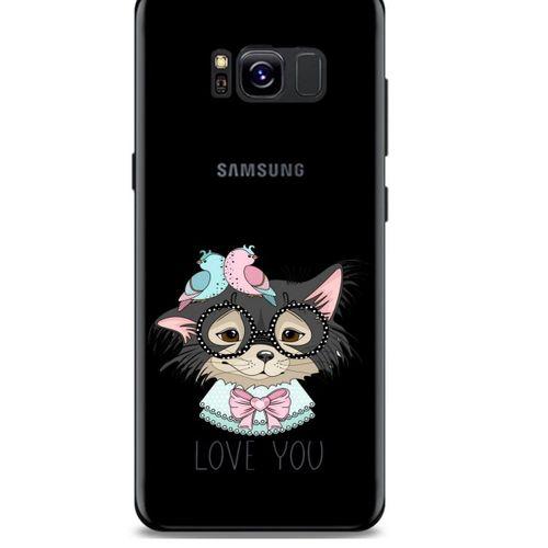 Zoologix (82) Samsung Galaxy S7 Edge Şeffaf Kılıf Silikon Desenli