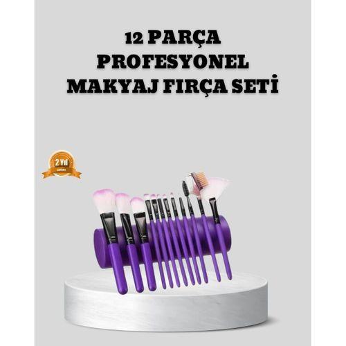 12 Parça Makyaj Fırça Seti – Profesyonel Ve Günlük Kullanıma Uygun