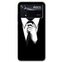 Poco x4 Pro Kılıf HD Desen Baskılı Arka Kapak + Temperli Cam - Smokin
