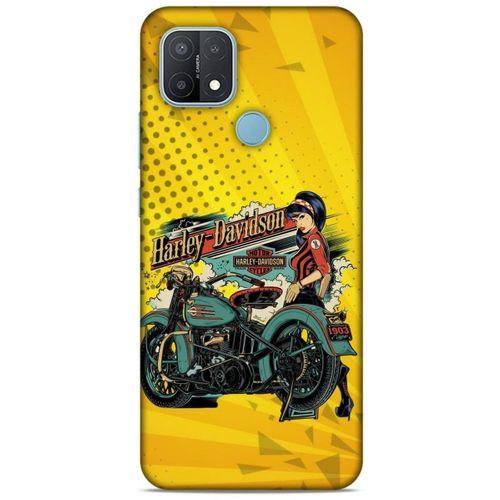 Oppo A15 Uyumlu Kılıf Motorsiklet (44) Tough Armor Kılıf Harley