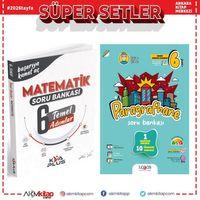 KVA Yayınları 6. Sınıf Matematik Temel Adımlar ve Lodos Paragrafhane Soru Bankası Seti 2 Kitap
