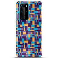Lopard Huawei P40 Pro Uyumlu Kılıf BloX (49) Ultra Silikon Kılıf Mor Orange