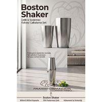 Boston Shaker 2 Parçalı 800ml & 600ml Sızdırmaz Kokteyl Çalkalama Seti - Profesyonel Paslanmaz Çelik 723399