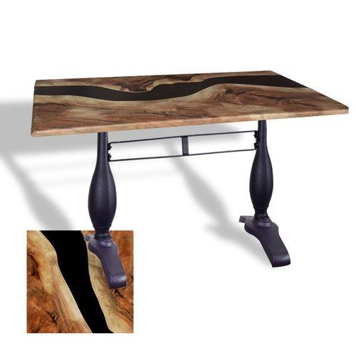 Dockers Çipa 3011 Döküm Ayak Masa 80x120 cm - (Werzalit, Wermodin ve Allzalit Tabla) - Epoxy