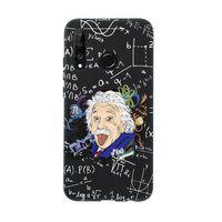 Huawei P30 Lite Einstein In Formula Desenli Premium Silikonlu Telefon Kılıfı