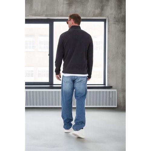 Selanik Örme Yarım Fermuar Erkek Sweatshirt - Antrasit