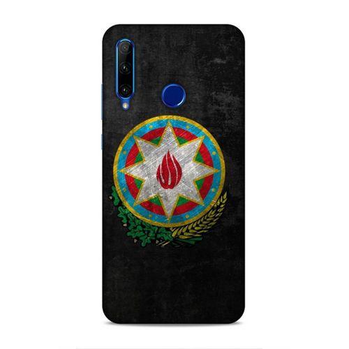 Huawei Honor 20 Lite Uyumlu Kılıf Azarbaijan (39) Liquid Crystal Kılıf Amblem