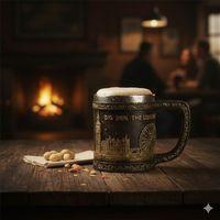 Londra Detaylı Çelik Kupa