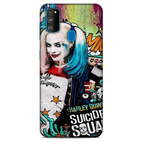 Samsung Galaxy M30s Uyumlu Kılıf Harley Quinn (47) Crystal Flex Kılıf Suicide Squad