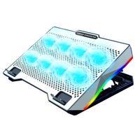 ZR S608 Rgb 8 Fan Metalik Laptop Suğutucu