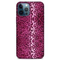 Leopar Pembe Apple iPhone 12 Pro Max Kılıf