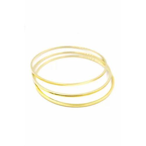 3'lü Ajda Bilezik - 65mm - Altın