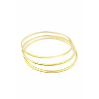 3'lü Ajda Bilezik - 65mm - Altın