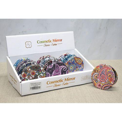 Taşlı El Aynası Yuvarlak İnce