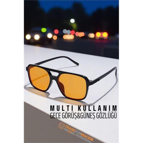 Modacar Gece Sürüş Görüş Parlama Önleyici  Gece Gözlüğü Sis Far Işık Önleyici Anti-Fog Gözlük