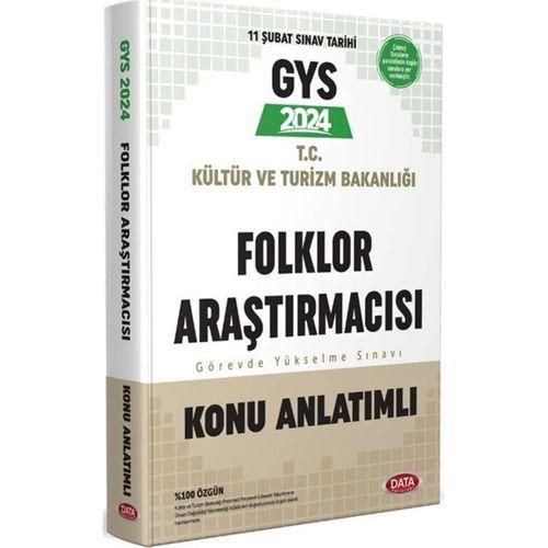 2024 GYS T.C Kültür Ve Turizm Bakanlığı Folklor Araştırmacısı Konu Anlatımlı Data Yayınları