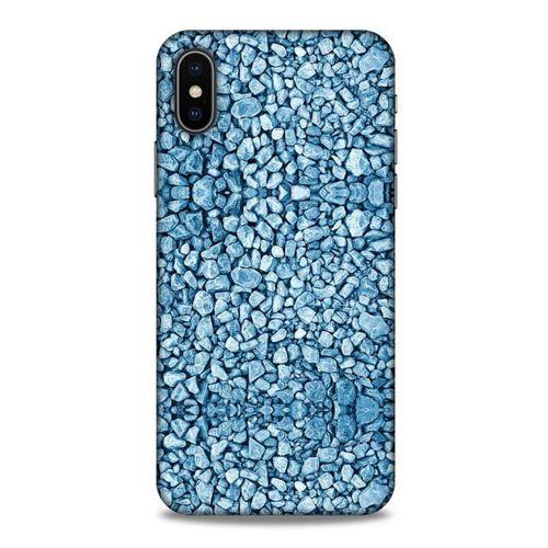 Apple Iphone X Kılıf Baskılı Özel Seri Taşlı (22) Tam Koruma Kılıfı