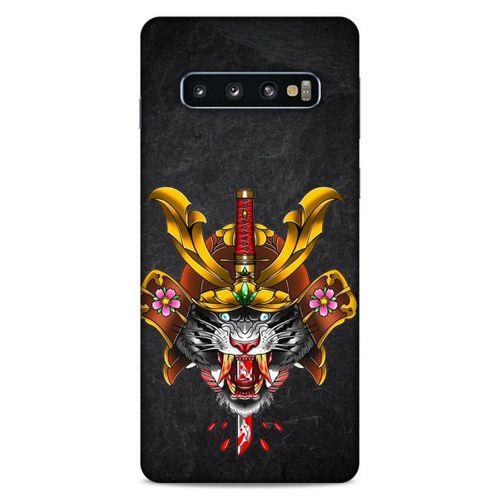 Lopard Samsung Galaxy S10 Uyumlu Kılıf Tattoo's (37) Silicone Cover Siyah