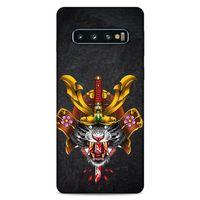 Lopard Samsung Galaxy S10 Uyumlu Kılıf Tattoo's (37) Silicone Cover Siyah