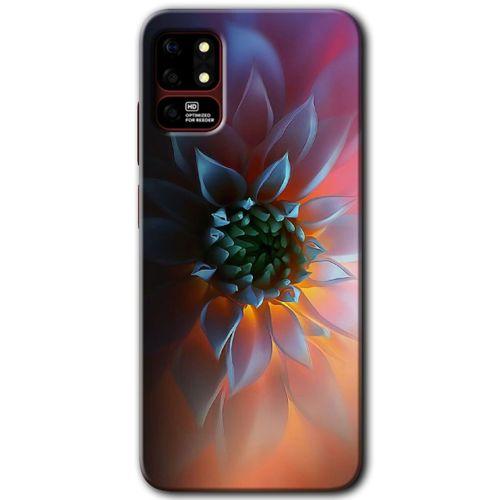 Reeder S19 Max Kılıf HD Desen Baskılı Arka Kapak - Çiçek Motif