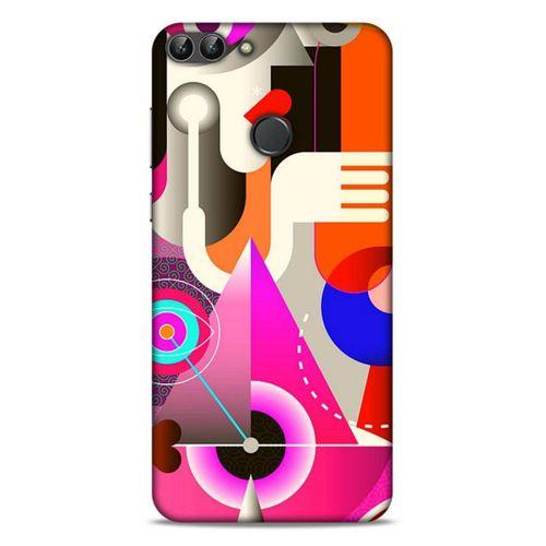 Lopard Huawei Psmart Uyumlu Kılıf Soyut Sanat (17) Baskılı Tasarım Kılıf