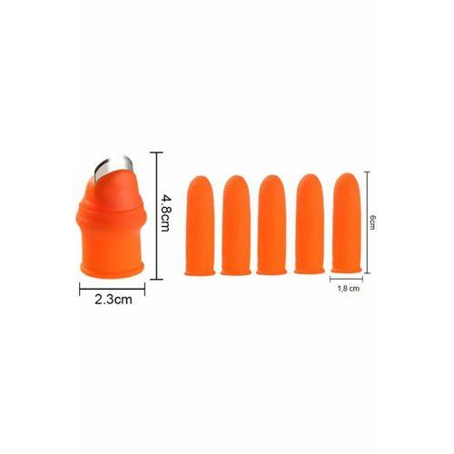 Pratik Baş Parmak Koruyucu Eldiven Sebze Meyve Soyucu Kesme Ayıklayıcı Silikon Aparat