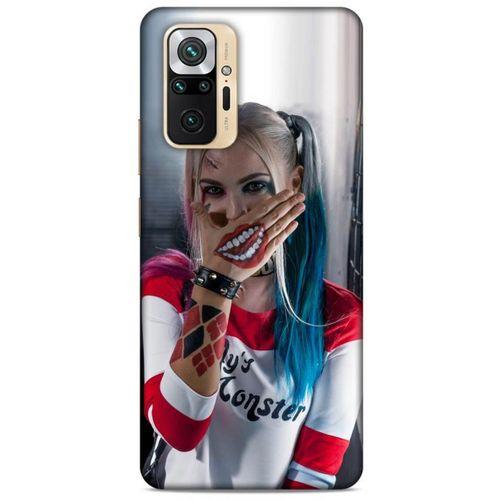 Xiaomi Redmi Note 10 Pro Uyumlu Kılıf Harley Quinn (25) Antişok Kapak Kiremit