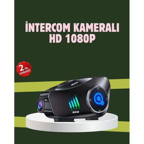 Q28 Full Hd Kameralı Motosiklet Kask Kulaklığı – 45 Saat Müzik, Ipx6 Su Geçirmez