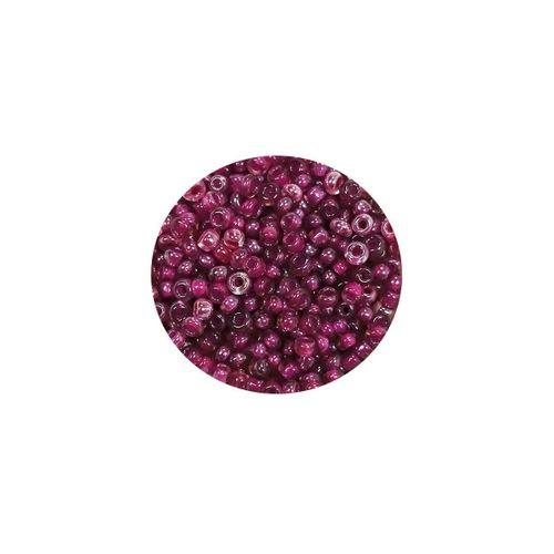 Dökme Cam Kum Boncuk (11/0) 2 mm - 20 Gram -  Mor - BNC005