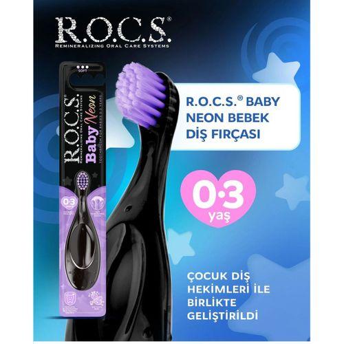 R.O.C.S. R.O.C.S.Baby Neon Ekstra Soft Diş Fırçası 0-3 Yaş
