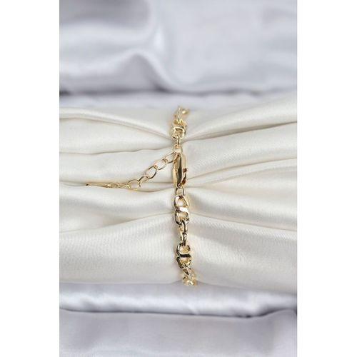 14K Gold Renk Kaplama Zincir Model CM Kadın Bileklik