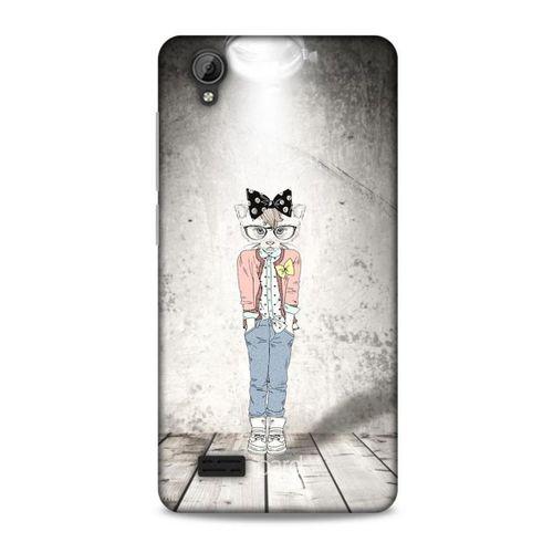 Vestel Venüs V5 Kılıf FunnyMaX (39) Liquid Crystal Kılıf Açık Gri Kedl