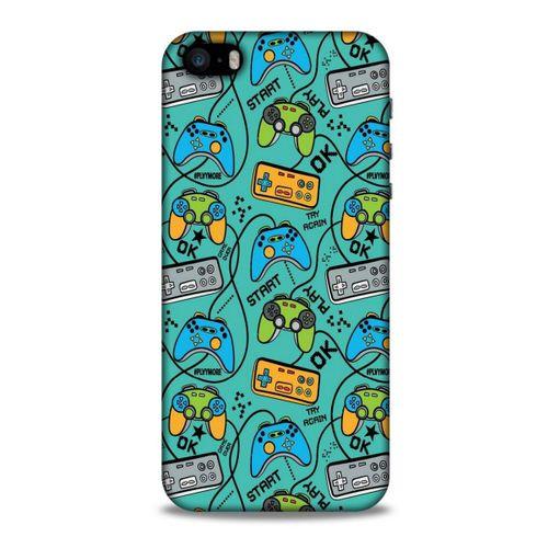 Retro (4) Desen Koruma Kılıfı Renkli Apple Iphone 5S Kılıf