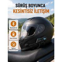 Motosiklet Kask Kulaklığı Bluetooth 5 0 Gürültü Önleme Ve Hızlı Bağlantı Yeni Nesil