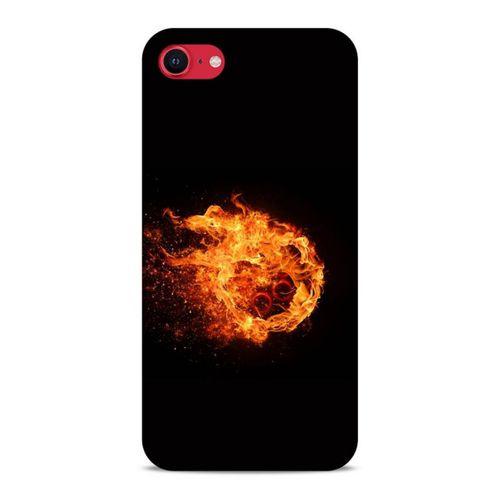 Lopard Apple iPhone SE 2020 Uyumlu Kılıf FireX (29) Arka Koruma Kılıfı Ateş Topu