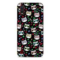 Lopard Samsung Galaxy A01 Uyumlu Kılıf Kediler (26) Tpu Silikon Kılıf Karışık Renkli