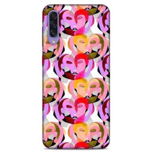 Lopard Samsung Galaxy A50s Uyumlu Kılıf Sürreal Yüzler ♀ (2) Kabı Desenli