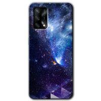 MRCİLETİSİM Oppo A74 Kılıf Kapak - Galaksi +Hayalet Ekran Yandan Gözükmez