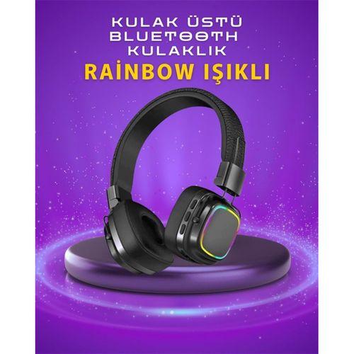 Renkli Işık Efektli Bluetooth 5.3 Müzik Kulaklığı