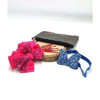 Renkli Desenli Taç Toka Bandana Set