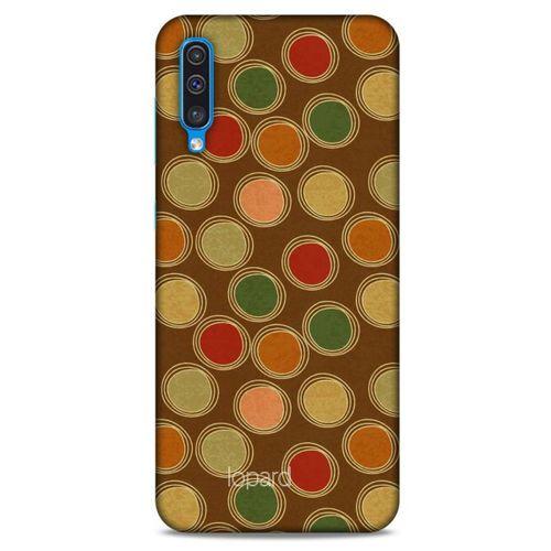 Samsung Galaxy A30s Kılıf Pastel Renkler (43) Thin Fit Kılıf Kahve Yeşil