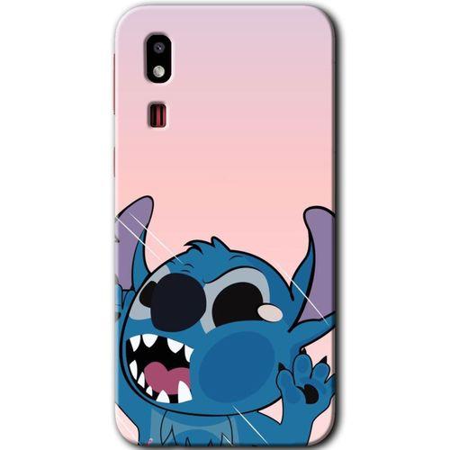 Galaxy A2 Core Kılıf HD Desen Baskılı Arka Kapak - Stitch