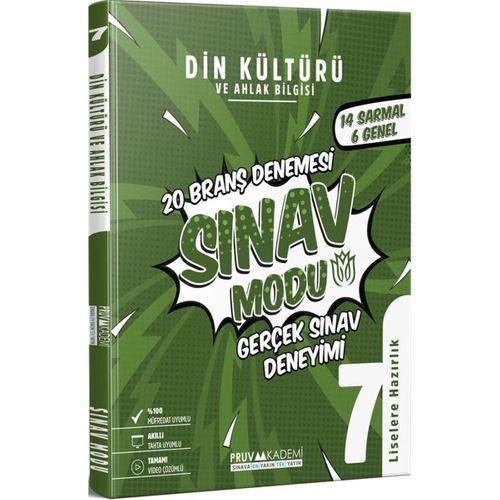 7. Sınıf Din Kültürü ve Ahlak Bilgisi Deneme Pruva Akademi