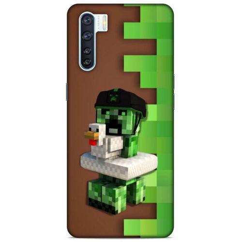 Lopard Oppo A91 Uyumlu Kılıf PiXel (35) Fit Design Kılıf Creeper