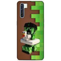 Lopard Oppo A91 Uyumlu Kılıf PiXel (35) Fit Design Kılıf Creeper