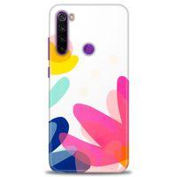 Xiaomi Redmi Note 8 Kılıf HD Baskılı Kılıf - Çiçekk + Tam Ekran Koruyucu