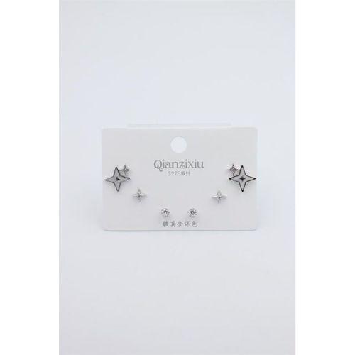 Çoklu Set Küpe - Gümüş